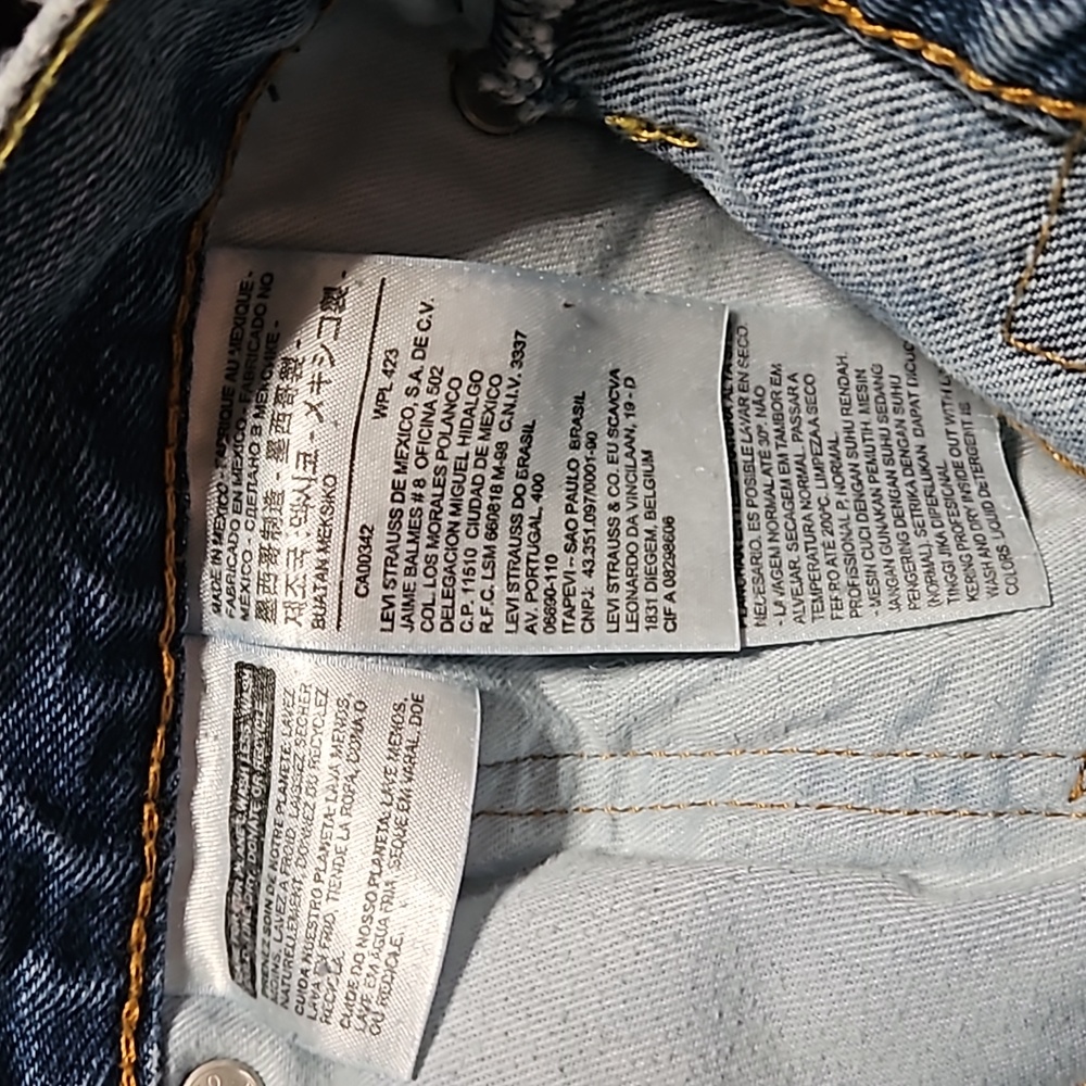 Levi's, 550, red tab, 42/30, denim, jeans, cotton - Picture 7 of 15